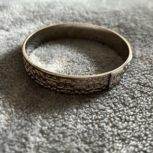 Coach signature bangle bracelet